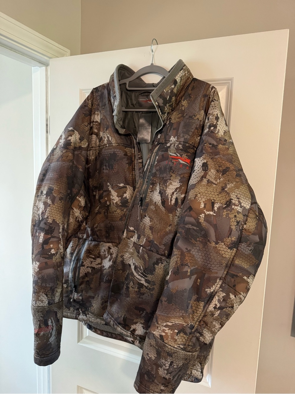 Men's Camouflage Quilted Performance Jacket - Brown/Gray Camo